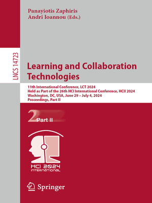 cover image of Learning and Collaboration Technologies